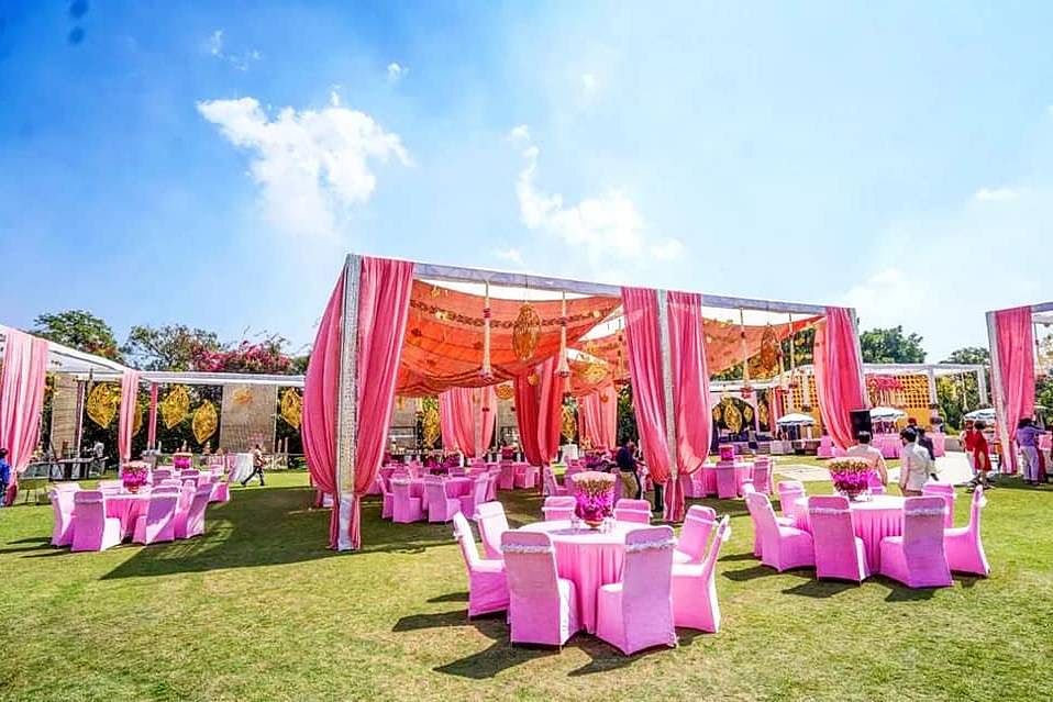 Rose Farm in Chhatarpur, Delhi