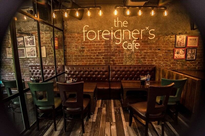 The Foreigners Cafe in Rajouri Garden, Delhi