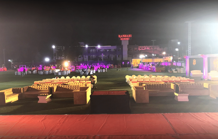 Rajshahi Resort Marriage Garden in Bicholi Mardana, Indore