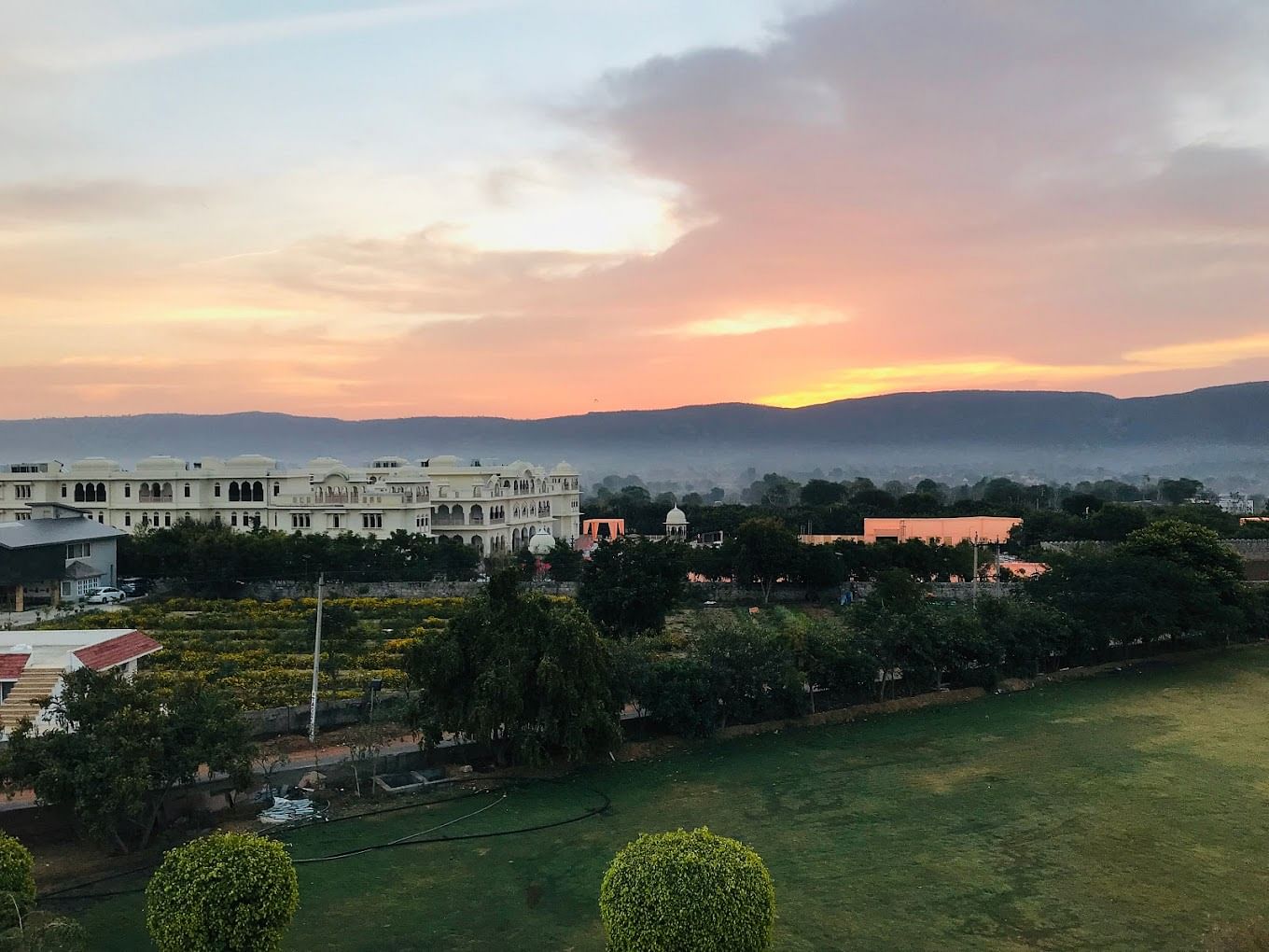 Jai Bagh Palace in Amer, Jaipur