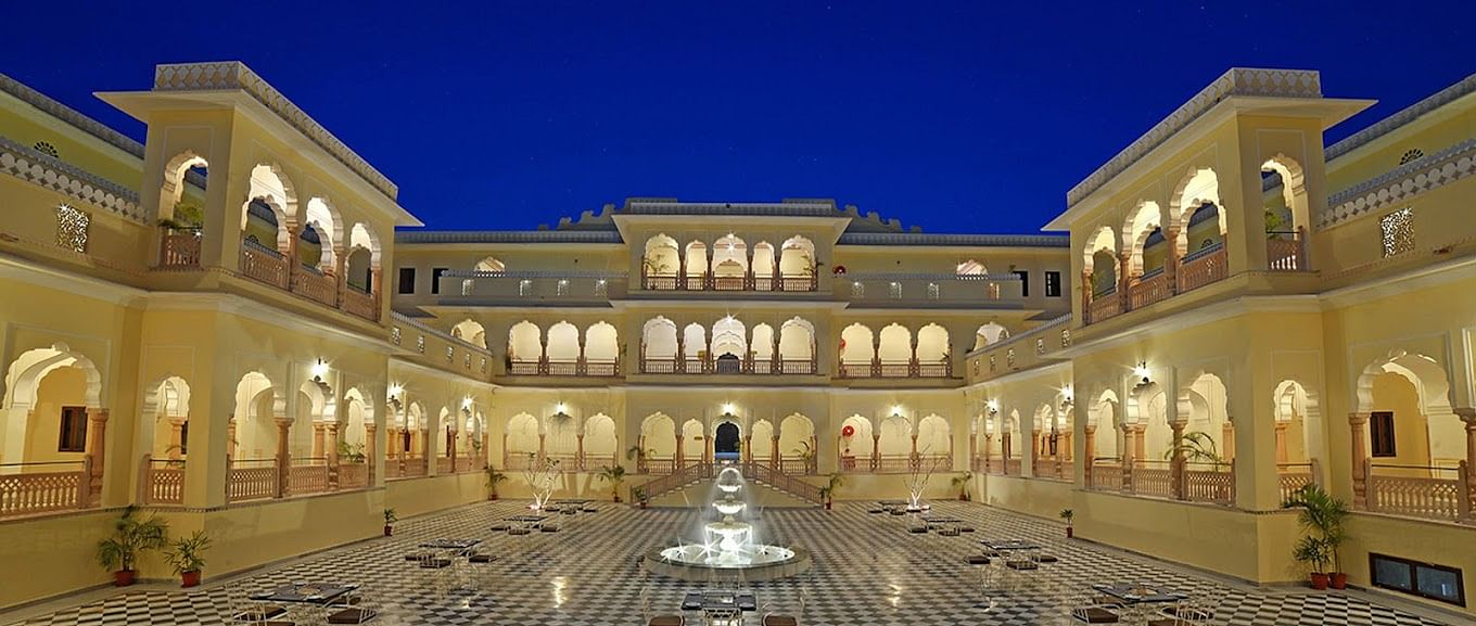 Jai Bagh Palace in Amer, Jaipur
