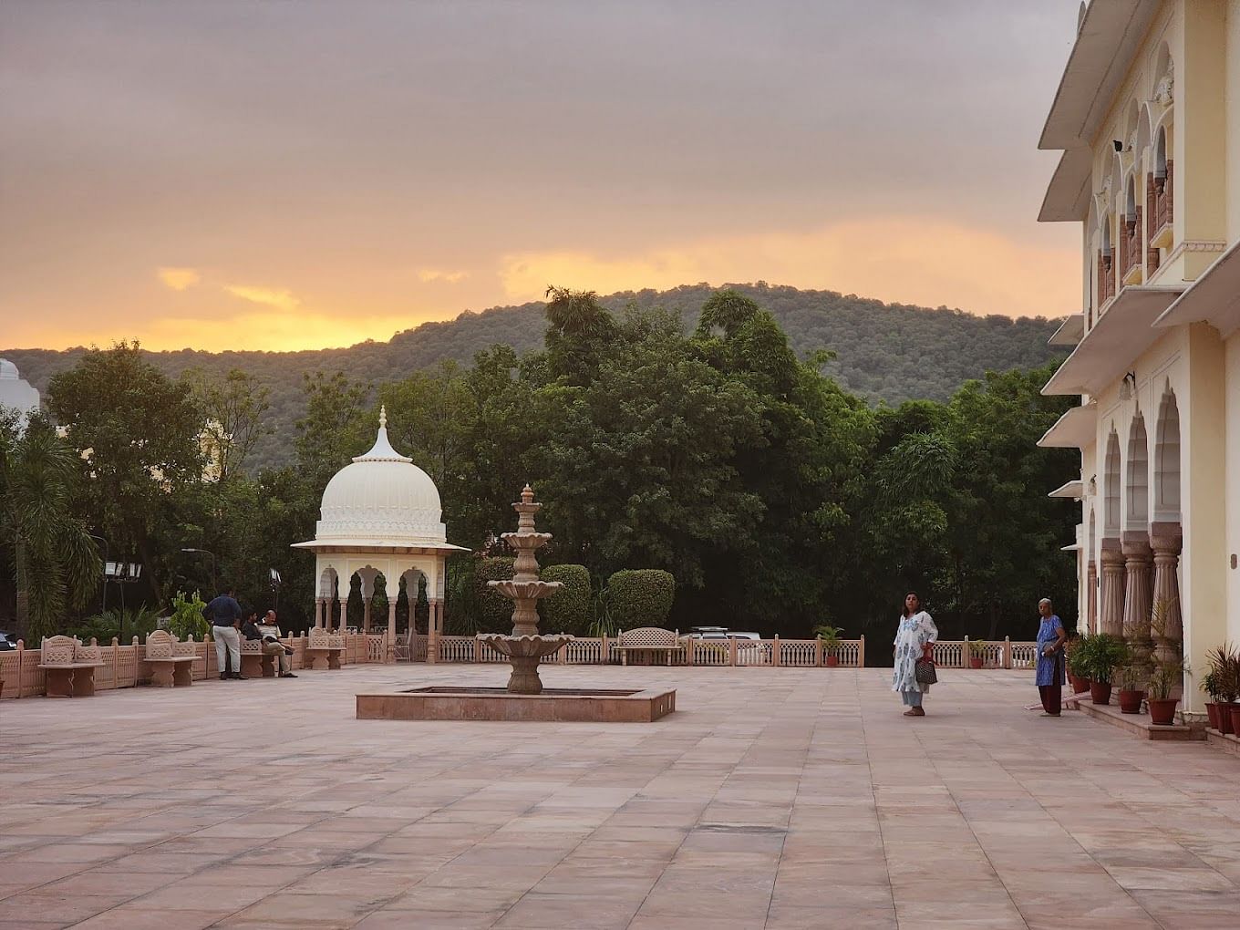 Jai Bagh Palace in Amer, Jaipur