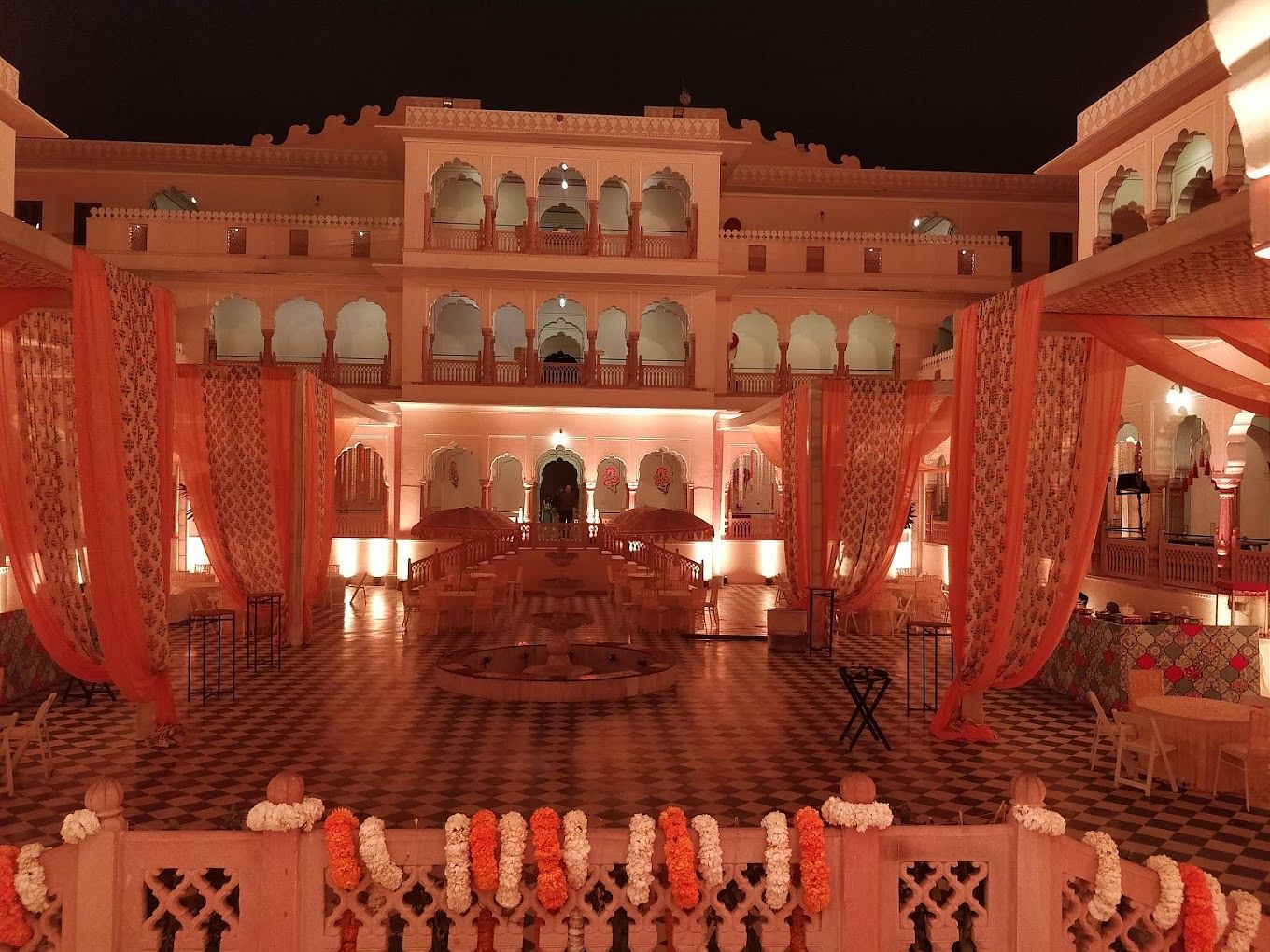 Jai Bagh Palace in Amer, Jaipur