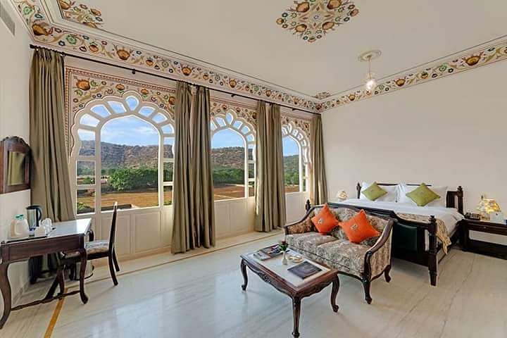 Jai Bagh Palace in Amer, Jaipur