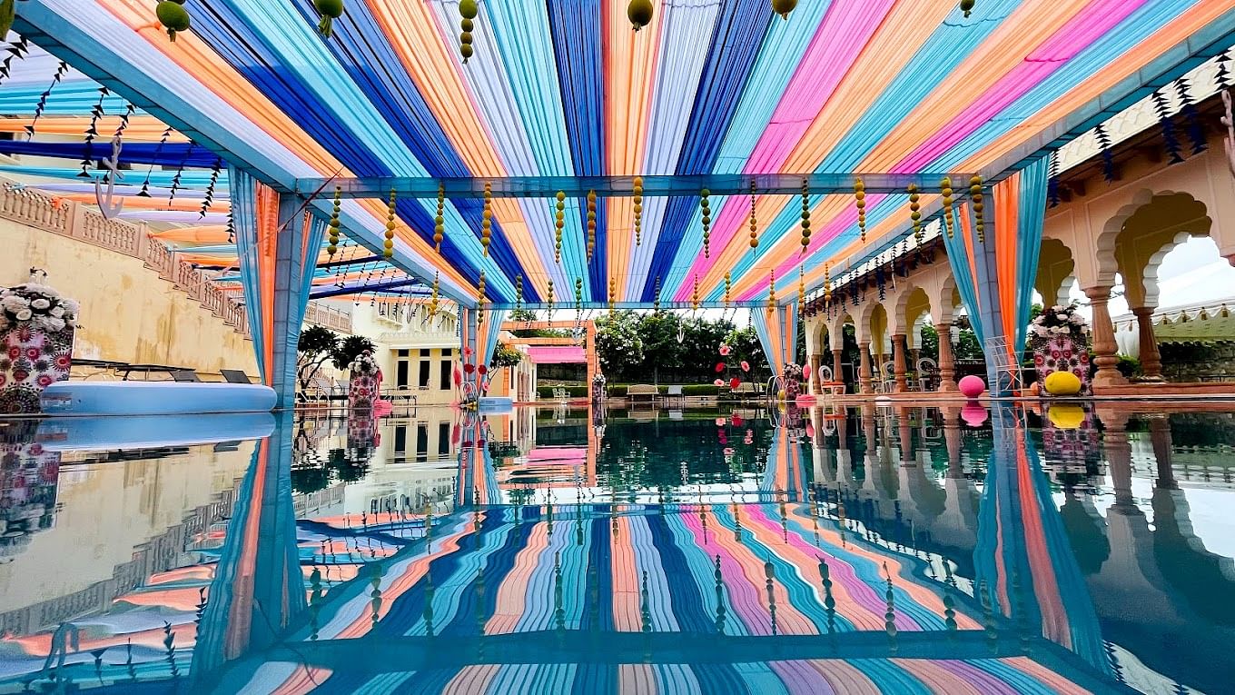 Jai Bagh Palace in Amer, Jaipur