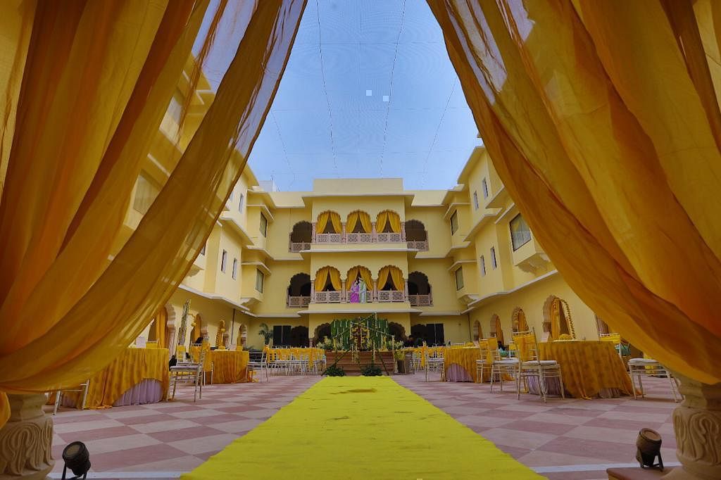 The Raj Bagh Palace in Amer Road, Jaipur The Raj Bagh Palace in Amer Road, Jaipur