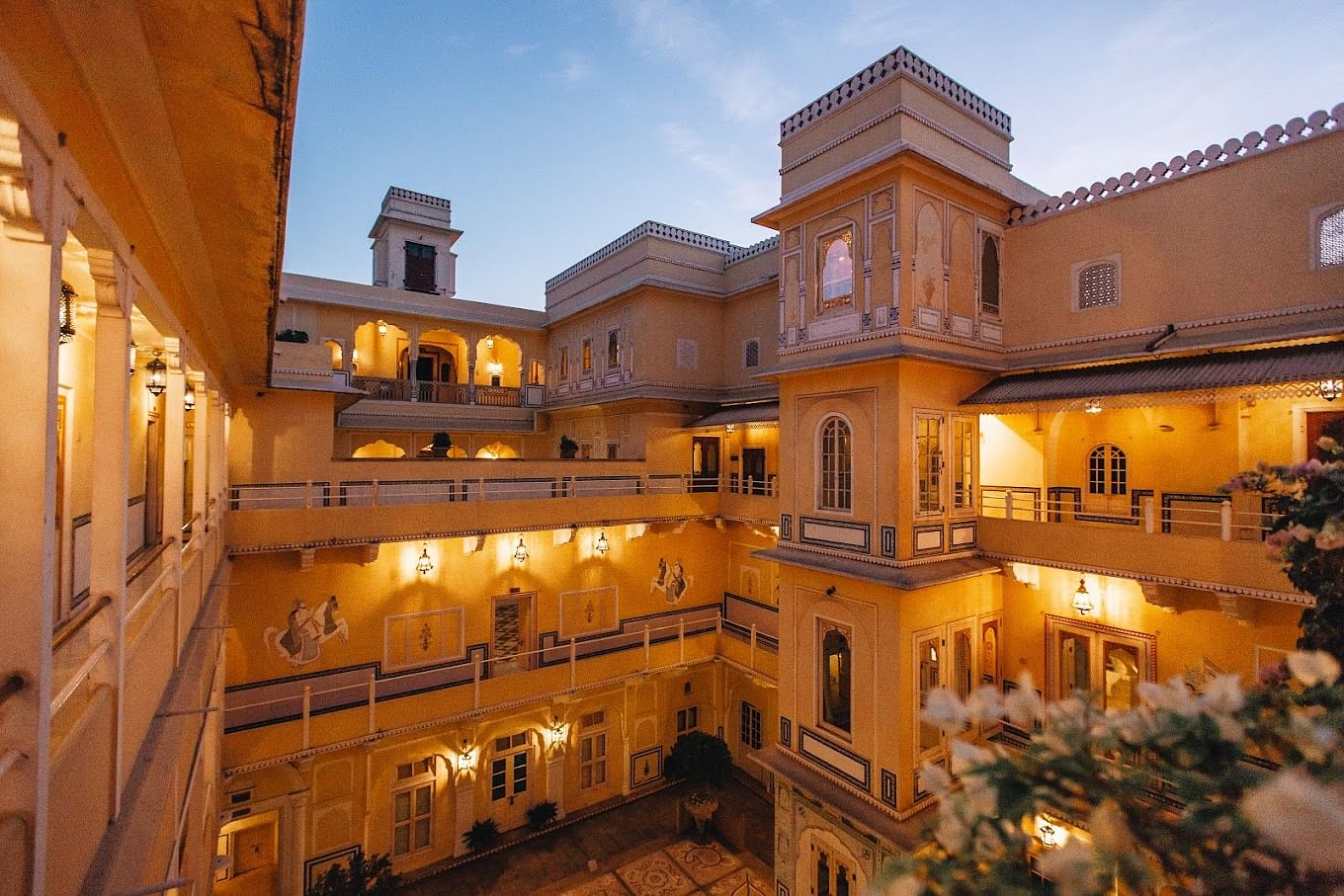 The Raj Palace in Chokdi Gangapol, Jaipur