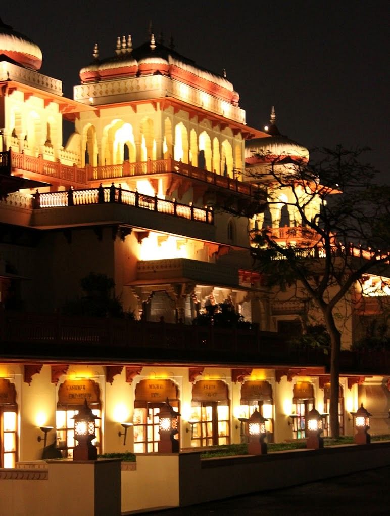 The Rajbagh Palace in Lal Kothi, Jaipur