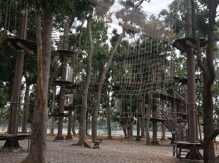 Forest Adventure in Bedok Reservoir Park, Singapore
